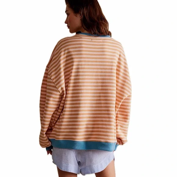 Free People | NWOT Classic Striped Crew - Picture 8 of 12